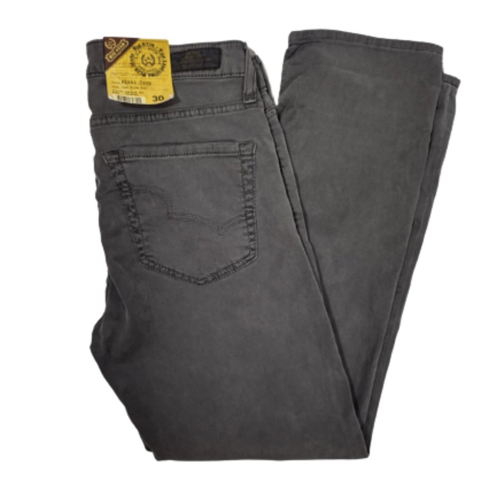 Big Star Rikki Crop Low Rise Fit Charcoal Gray Jeans Women's Size 30